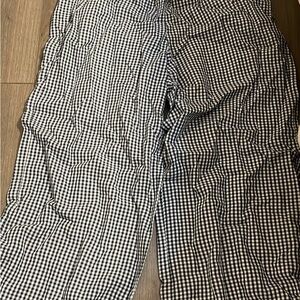 Hollister Navy and White Gingham Shirt